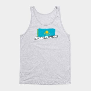 Kazakhstan flag Tank Top